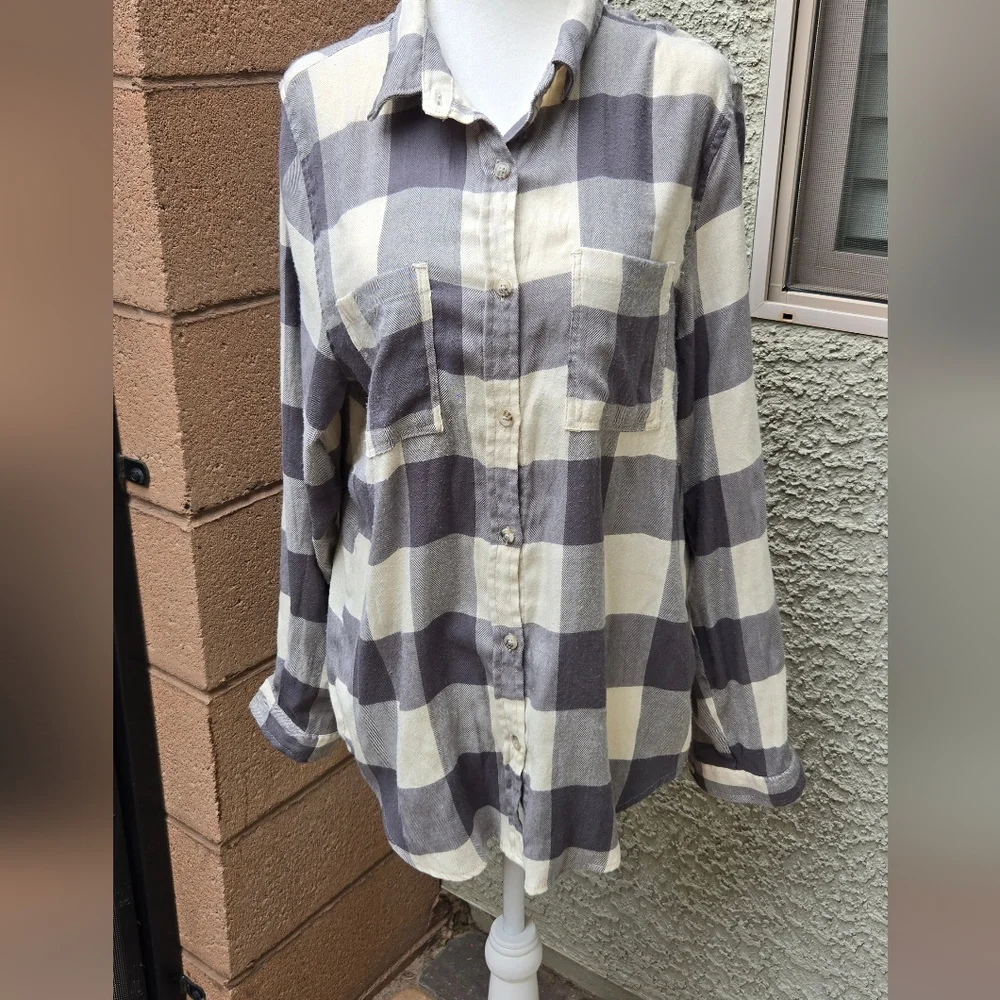 C&C California Grey Flannel Shirt - Picture 1 of 9